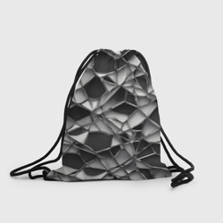 Рюкзак-мешок 3D Чёрно-белая сетка