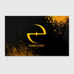 Флаг 3D Evanescence - gold gradient