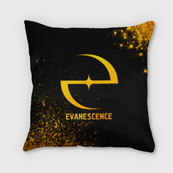 Подушка 3D Evanescence - gold gradient