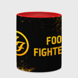 Кружка с полной запечаткой Foo Fighters - gold gradient по-горизонтали - фото 2