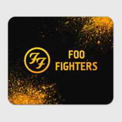 Прямоугольный коврик для мышки Foo Fighters - gold gradient по-горизонтали