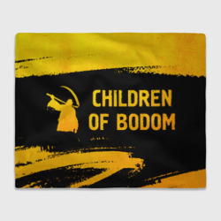 Плед 3D Children of Bodom - gold gradient по-горизонтали
