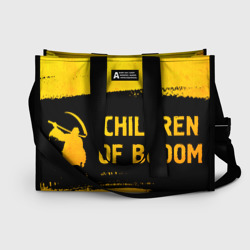 Children of Bodom - gold gradient по-горизонтали – Сумка-шоппер 3D с принтом купить