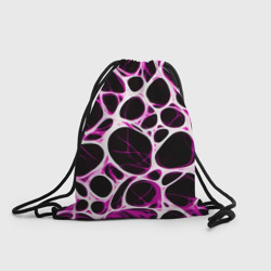 Рюкзак-мешок 3D Розовая морская волна