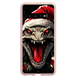 Злой новогодний дракон – Чехол для Samsung Galaxy S10 с принтом купить