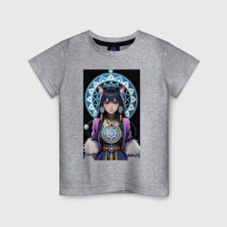 Детская футболка хлопок Аниме девушка шаманка 