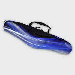 Синие волны на черном – Чехол для сноуборда 3D с принтом купить со скидкой в -14%