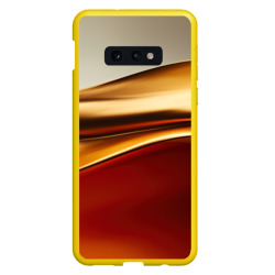 Бежевые и золотистые волны – Чехол для Samsung S10E с принтом купить