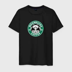 Мужская футболка хлопок Лунное кофе