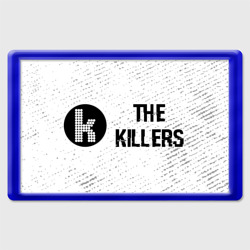 Магнит 45*70 The Killers glitch на светлом фоне по-горизонтали