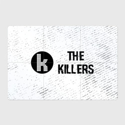 Магнитный плакат 3Х2 The Killers glitch на светлом фоне по-горизонтали