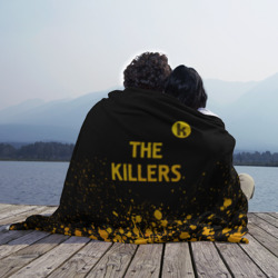 Плед 3D The Killers - gold gradient посередине - фото 2