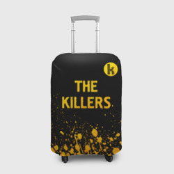 Чехол для чемодана 3D The Killers - gold gradient посередине