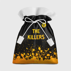 Подарочный 3D мешок The Killers - gold gradient посередине