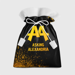 Подарочный 3D мешок Asking Alexandria - gold gradient