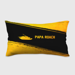 Подушка 3D антистресс Papa Roach - gold gradient по-горизонтали