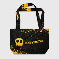Пляжная сумка 3D Babymetal - gold gradient по-горизонтали