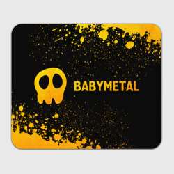 Прямоугольный коврик для мышки Babymetal - gold gradient по-горизонтали