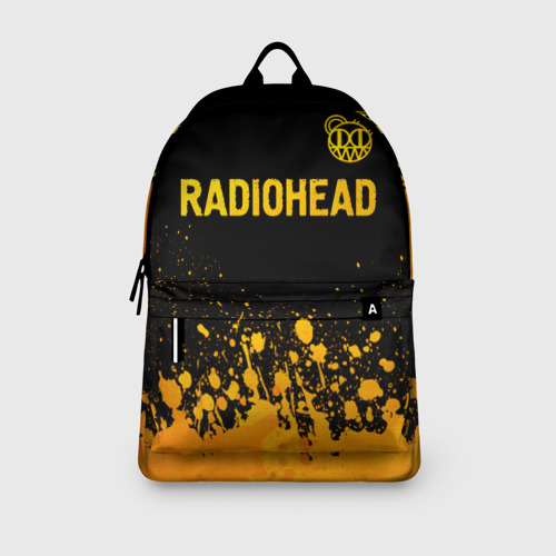 Рюкзак 3D Radiohead - gold gradient посередине - фото 4