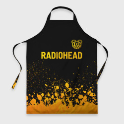 Фартук 3D Radiohead - gold gradient посередине