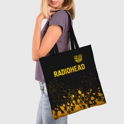 Шоппер 3D Radiohead - gold gradient посередине - фото 2