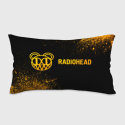 Подушка 3D антистресс Radiohead - gold gradient по-горизонтали