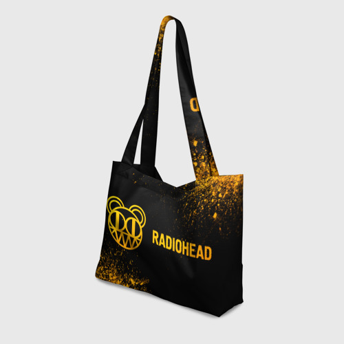 Пляжная сумка 3D Radiohead - gold gradient по-горизонтали - фото 3