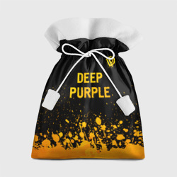 Подарочный 3D мешок Deep Purple - gold gradient посередине