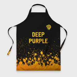 Фартук 3D Deep Purple - gold gradient посередине