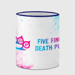 Кружка с полной запечаткой Five Finger Death Punch neon gradient style по-горизонтали - фото 2
