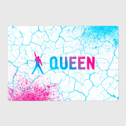 Магнитный плакат 3Х2 Queen neon gradient style по-горизонтали