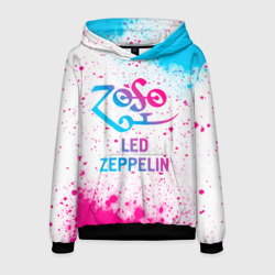 Мужская толстовка 3D Led Zeppelin neon gradient style