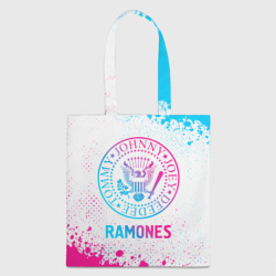Шоппер 3D Ramones neon gradient style