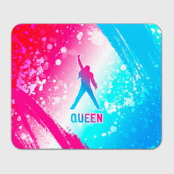 Прямоугольный коврик для мышки Queen neon gradient style