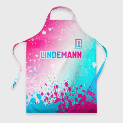 Фартук 3D Lindemann neon gradient style посередине