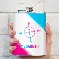 Фляга Megadeth neon gradient style - фото 2