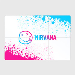 Магнитный плакат 3Х2 Nirvana neon gradient style по-горизонтали