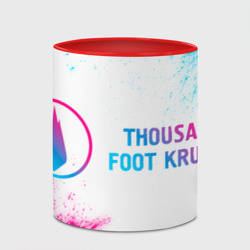 Кружка с полной запечаткой Thousand Foot Krutch neon gradient style по-горизонтали - фото 2