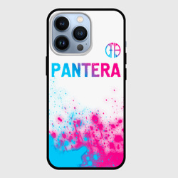 Чехол для iPhone 13 Pro Pantera neon gradient style посередине