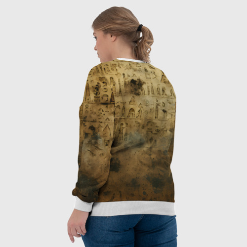 Женский свитшот 3D Древний папирус, цвет 3D печать - фото 7