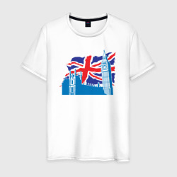 Мужская футболка хлопок Город Лондон