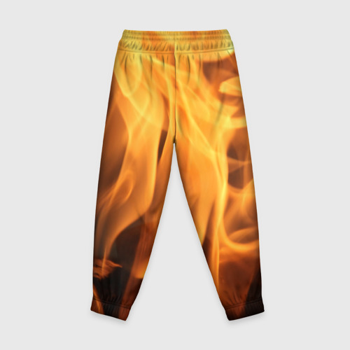 Детские брюки 3D Языки пламень, цвет 3D печать - фото 2