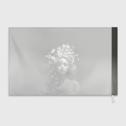 Флаг 3D Богиня с цветами в волосах - фото 2