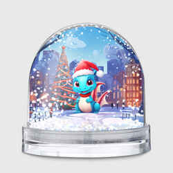 Маленький дракон зимнего чуда – Игрушка Снежный шар с принтом купить со скидкой в -20%