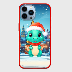 Маленький дракон зимнего чуда 2024 – Чехол для iPhone 14 Pro Max с принтом купить