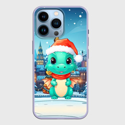 Маленький дракон зимнего чуда 2024 – Чехол для iPhone 14 Pro с принтом купить