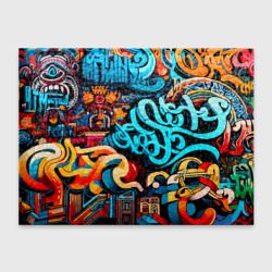 Обложка для студенческого билета Abstract graffiti - ai art