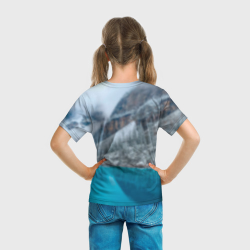 Детская футболка 3D Джинн Гуннхильдр из Геншина, цвет 3D печать - фото 6