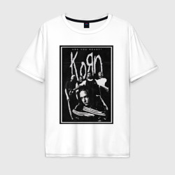 Мужская футболка хлопок Oversize KoRn группа 