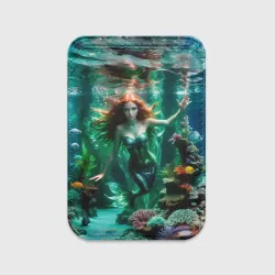 Картхолдер Magsafe магнитный Реалистичное фото русалки под водой